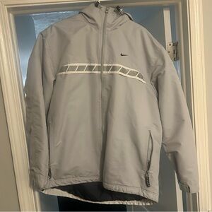 Men’s Nike Reflective Jacket Coat Size Large Y2K Vintage